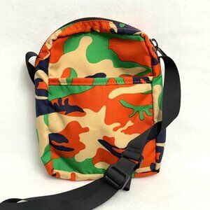 Peters Mountain Works Camo Crossbody Bag With Adjustable Strap & Zipper Closure